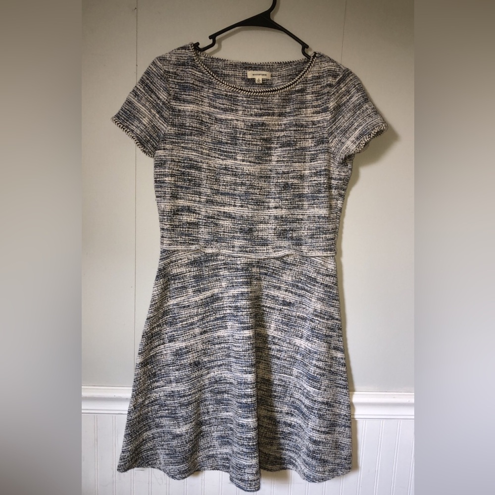 Max Studio Cotton Blend Midi Dress